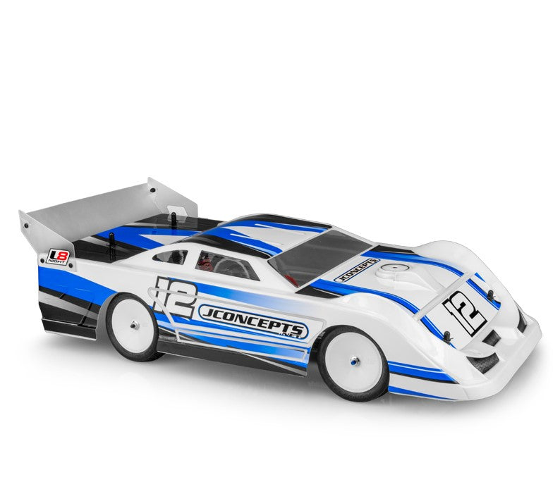 JConcepts L8 Night Body 10.25 Wide Late Model Dirt Oval Body Clear JCO0396 image 0