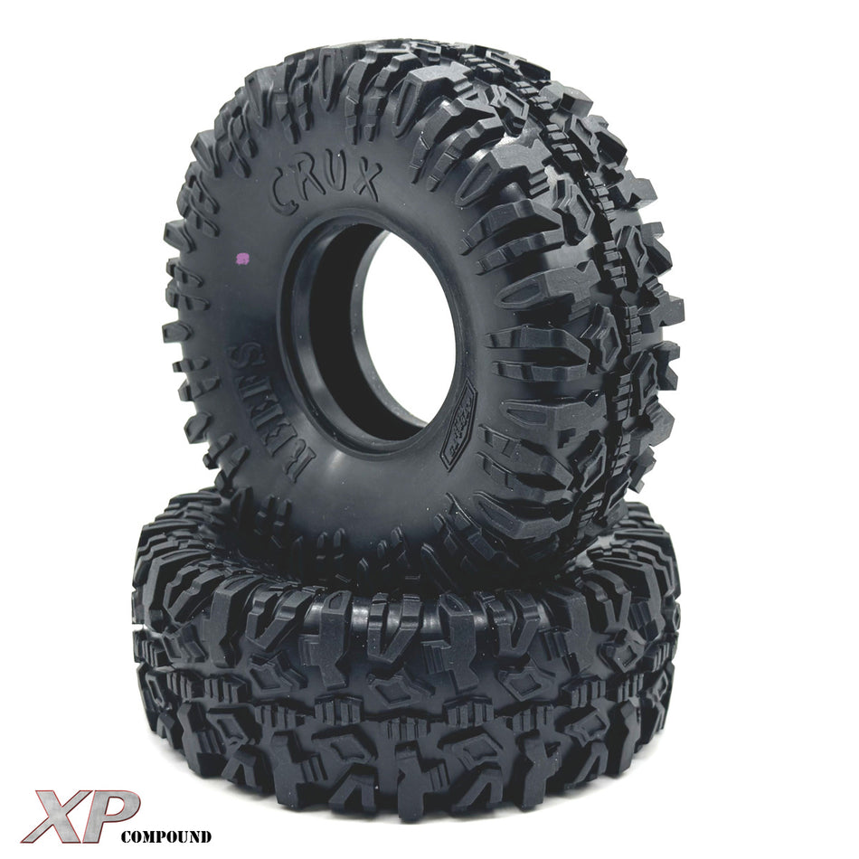 Reefs RC Crux Rock CrawlerTires (2) XP PINK for 1.9 wheels (4.75" tall) REEFS247 image 0