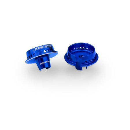 Jconcepts Fin 13mm Spring Cup 5mm Off-Set Blue For Associated 13mm Spring 27031 image 0