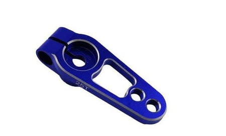 Rotor Ron Low Profile Billet Aluminum Servo Horn 25T Blue 15/19mm Adjustable image 0