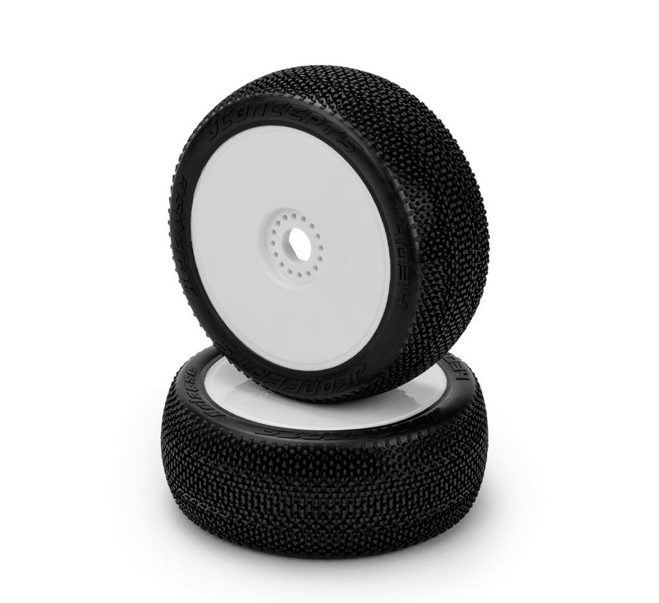 Jconcepts Relapse Tires Green Compound Pre-mounted on 3357W wheels 403412 image 0