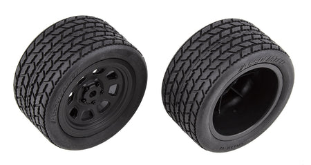 Team Associated Street Stock Rear Wheels Tires Mounted SR10 ASC71195 71195 image 0