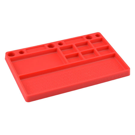 Jconcepts Rubber Parts Tray Red for 1/10 and 1/8 Vehicles 25507 image 0