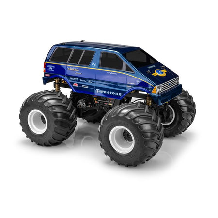 Jconcepts 1985 Ford Aerostar BIGFOOT Shuttle Body fits 11" Wheelbase 0484 image 0