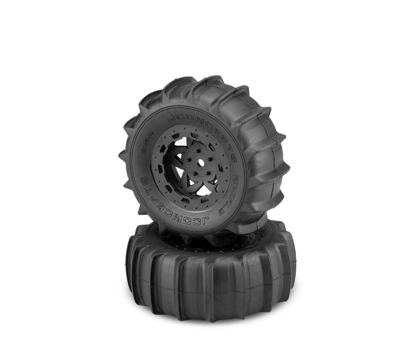 Jconcepts Animal 1/10 Truck Paddle Tires Tremor Wheels Yellow Compound 31543045 image 0