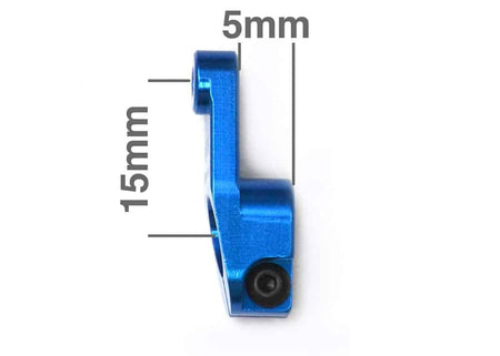 Exotek AE Heavy Duty Servo Horn Aluminum KO Sanwa Airtonics 23t Spline 1554BLU image 1