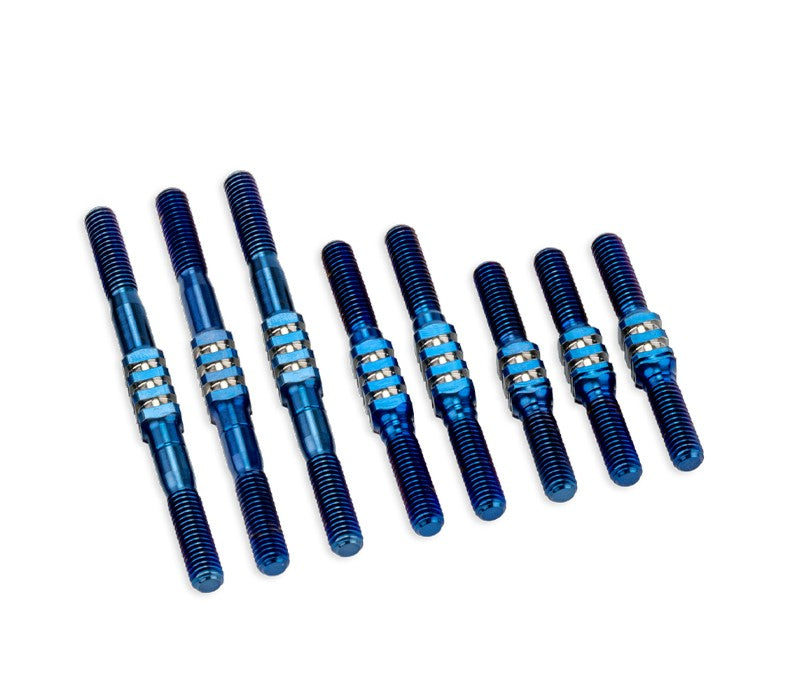 Jconcepts RC10 Classic Fin Titanium Turnbuckle 8pc Set Blue 22281 image 0