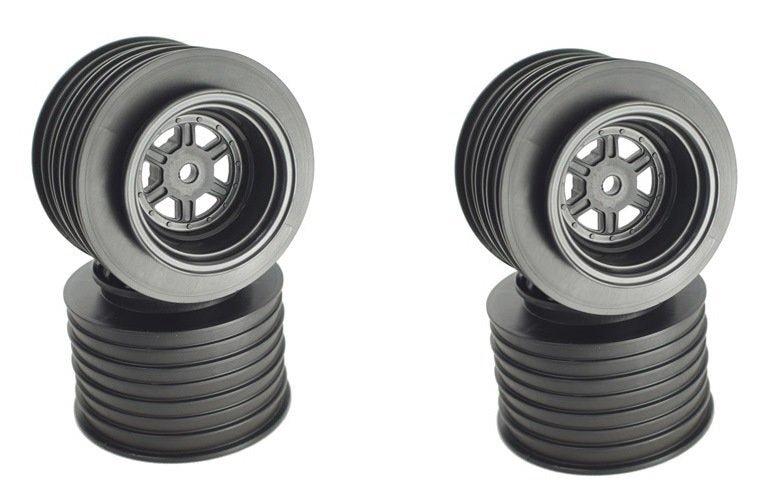 DE Racing Gambler Rear Wheel for Sprint Car Outlaw Tires Black DER-GSR-AB image 0