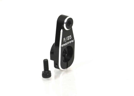 Exotek TLR 22 Buggy Servo Horn Aluminum Black Futaba-Savox 25t Spline 1946 image 0