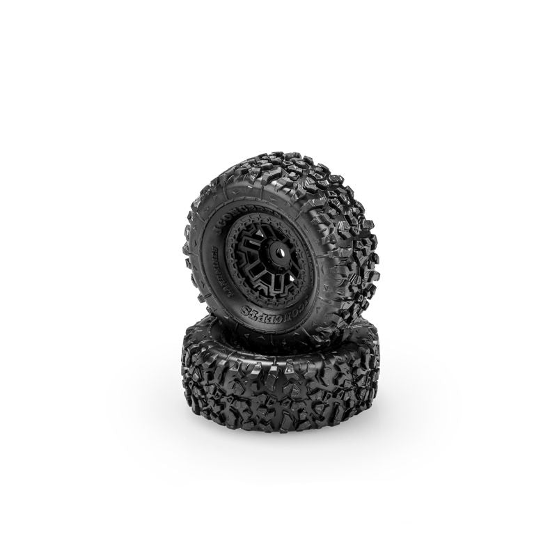 Jconcepts Landmines Green Compound Tires 1.0' PreMounted 3446 Wheels TRX4M image 0