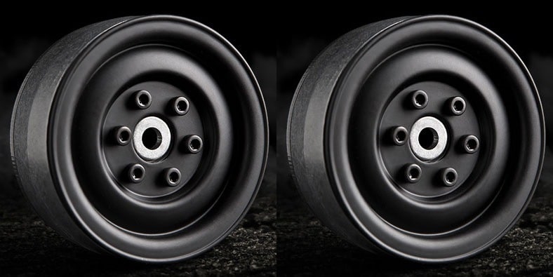 Gmade 1.9 " SR03 Beadlock Wheels Matte black 2pcs for 1.9inch Size Tire GM70184 image 0