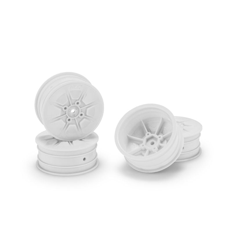 Jconcepts Pioneer Front 4wd 2.2 Buggy Wheels White B74/B84/XB4/L1R/22X-4 3470W
