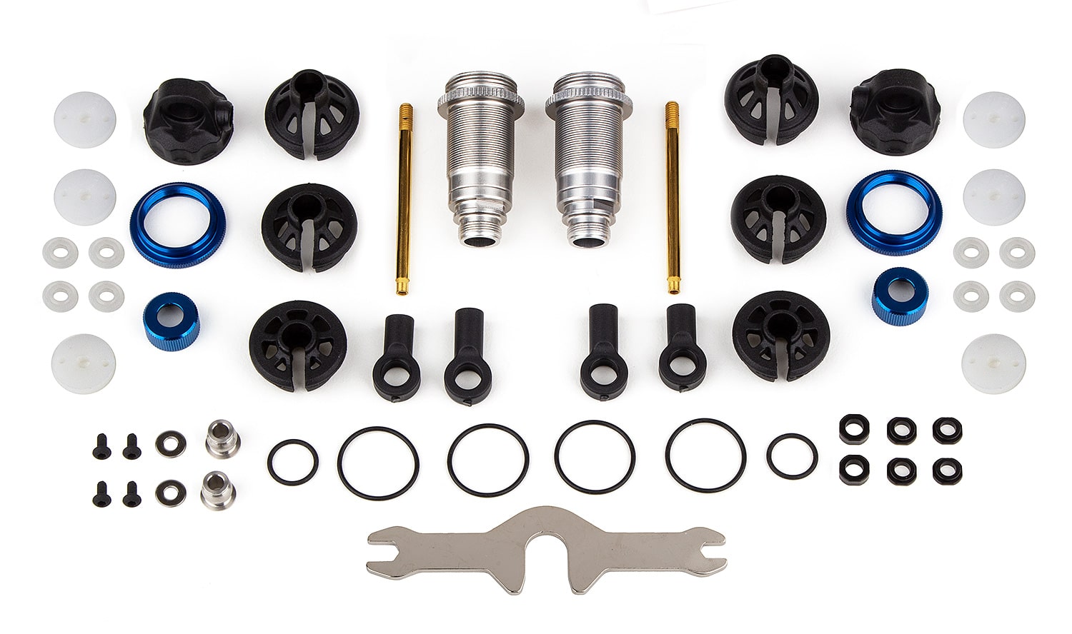 Team Associated V2 12x23mm Threaded Front Shock Kit DR10 & SR10 ASC72031 72031 image 0