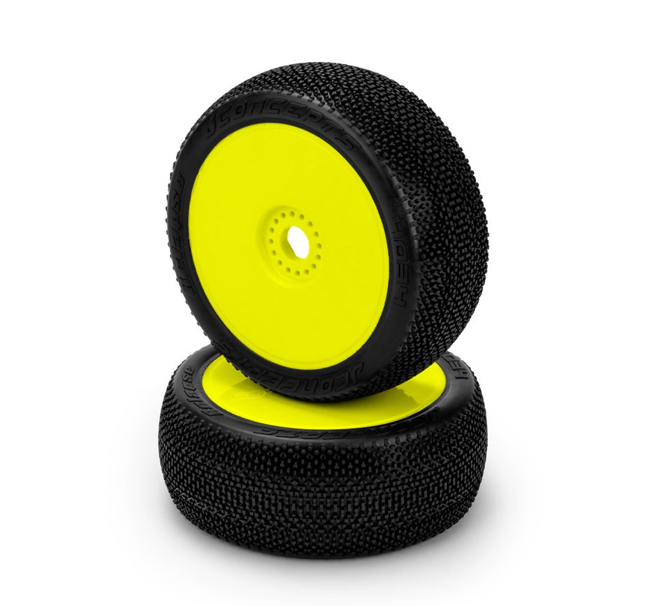 Jconcepts Relapse Tires Green Compound Pre-mounted on 3357Y wheels 403422 JCO403422 image 0