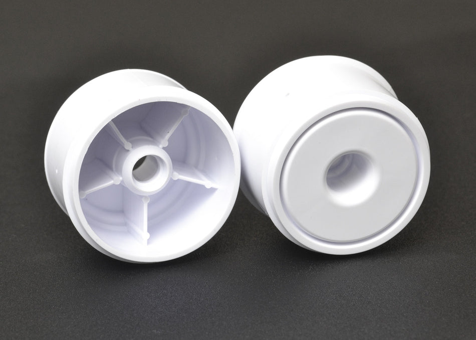 Exotek F1 Front Disk Wheels 1/10 Scale For Exotek F1 Tires Only (2pc) WHITE 2324