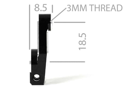 Exotek TLR 22 Buggy Servo Horn Aluminum Black Futaba-Savox 25t Spline 1946 image 1