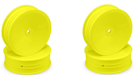 JConcepts Mono 2.2 Slim Front Wheel (4) Yellow B6.4 B7 YZ2 XB2 LD2 3376Y image 0
