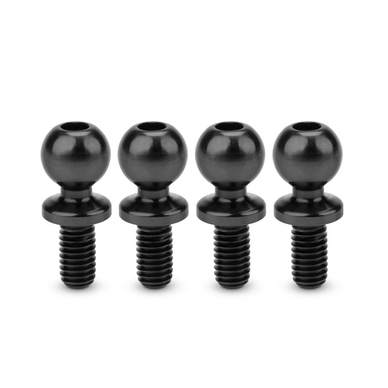 Jconcepts 5.5 x 6mm Titanium Ball-Stud Black 4pc B7 B6 T6 SC6 DR10 SR10 JCO51322 image 0