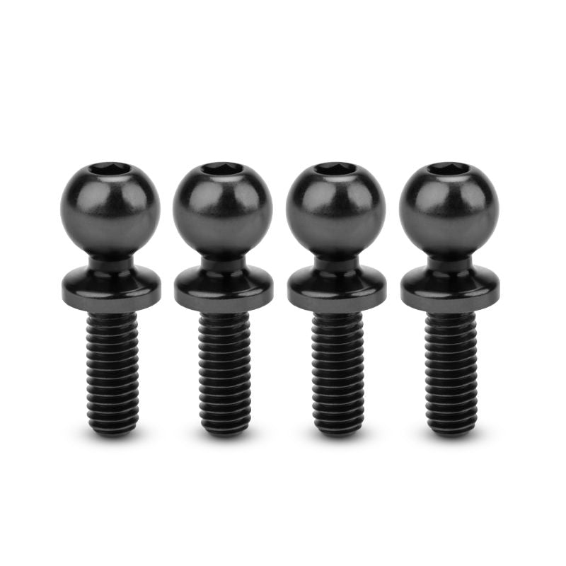 Jconcepts 5.5 x 8mm Titanium Ball-Stud Black 4pc B7 B6 T6 SC6 DR10 SR10 51332 image 0