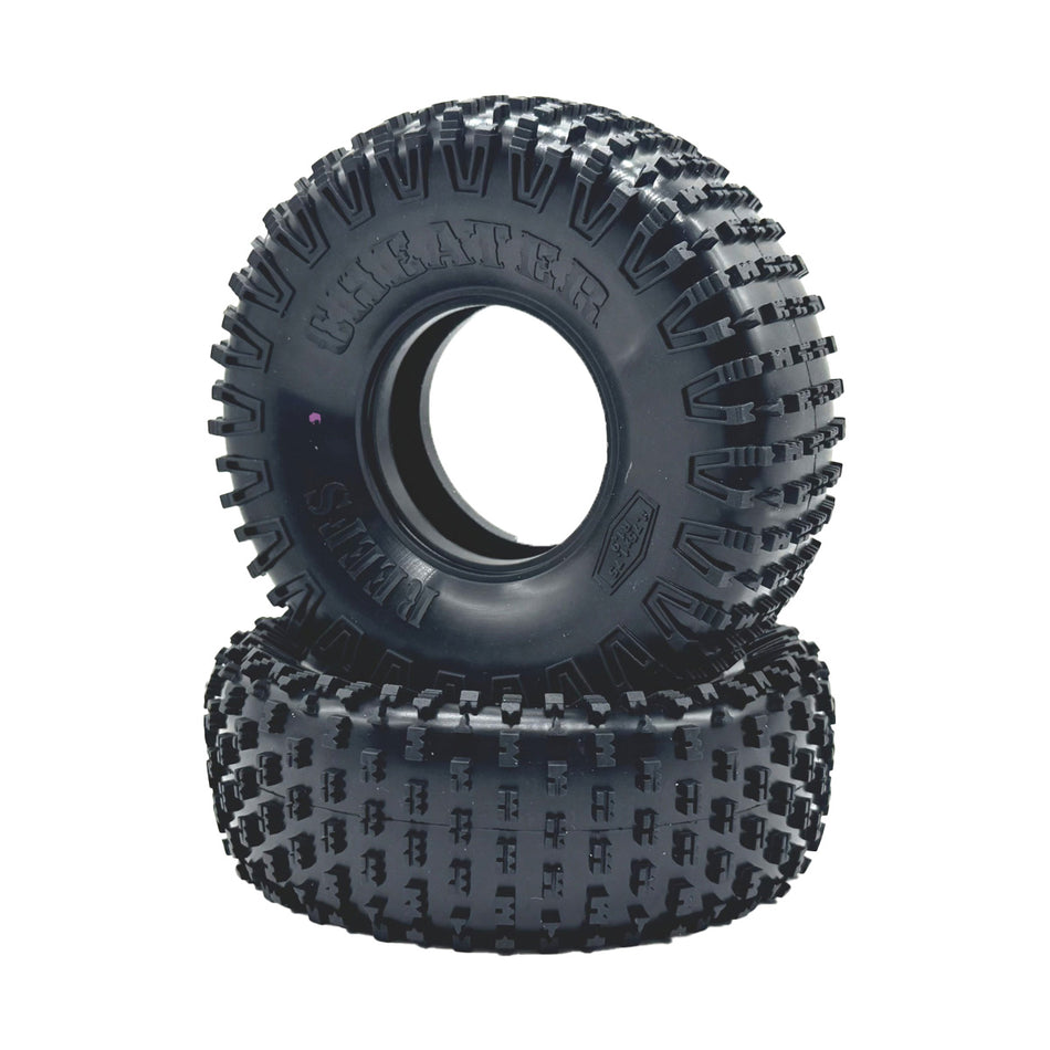 Reefs RC Cheater Rock CrawlerTires XP PINK (2) 1.9 wheels (4.75" tall) REEFS248 image 0