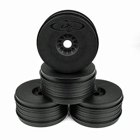 DE Racing SpeedLine Plus Wheels for 1/8 Buggy Black DER-PSB-8B image 0