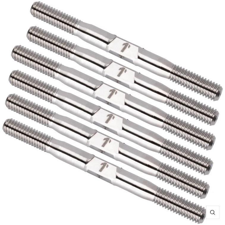1UP Pro Duty Titanium Turnbuckle Set for XRAY XB4 '26 (2026) 4wd Buggy 74940