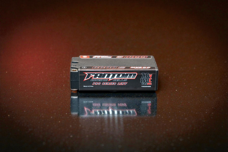 Fantom 6600mAh 150C 2S LCG MVS 5.0 PRO HV Silicon Graphene LiPo Shorty Battery