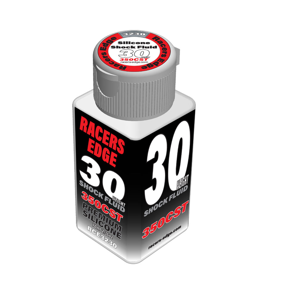 Racers Edge 30 Weight Silicone Shock Oil 350cst 70ml Ez Pour Bottle RCE3230 3230 image 0
