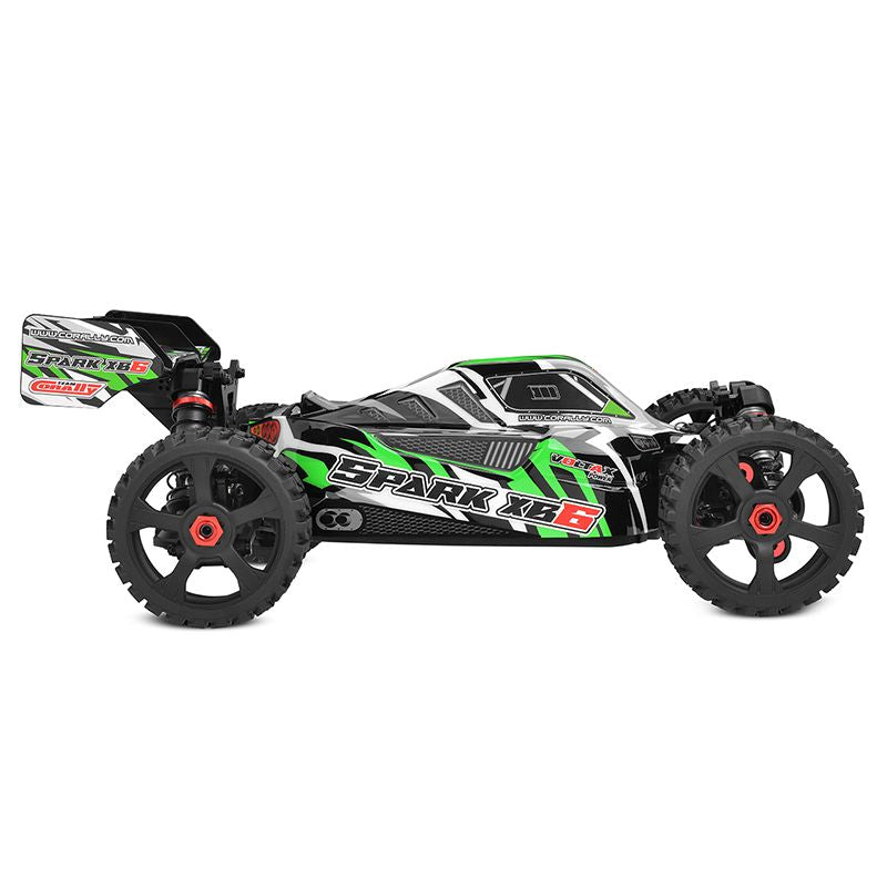 Corally Spark XB6 1/8 Scale 6S Basher Buggy 4WD ROLLER Green COR00485-G image 0