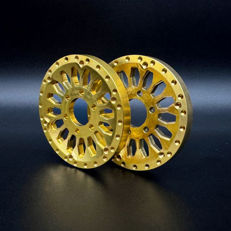 Reefs RC 1.9 SHIELD Machined Brass Wheel Face (2pc) REEFS255 image 0