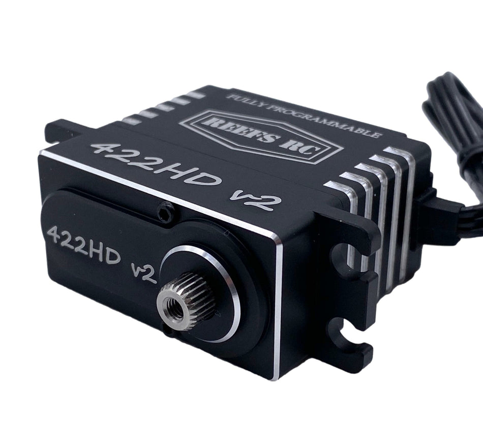 Reefs RC 422HDV2 High Torque Titanium Gear Digital Servo High Voltage REEFS65 image 0