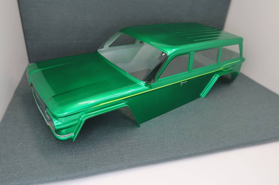 New Custom Painted Body Jconcepts 1961 Corvair Lakewood Crawler 12.3" WB Body image 0