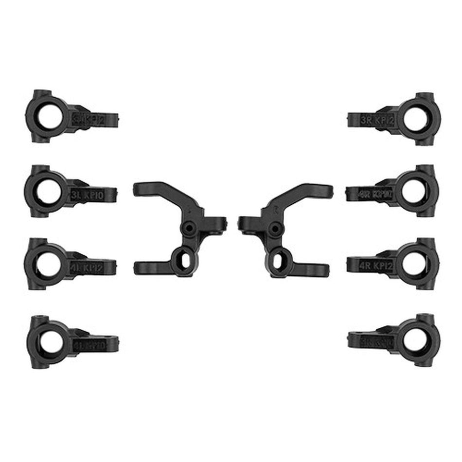 Team Associated B7.1 B7.1D Caster and Steering Block Set 92576
