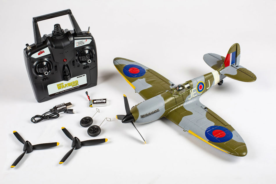 Rage Supermarine Spitfire Micro RTF Airplane PASS Assist Stability System 1303V2 RGRA1303V2 image 0