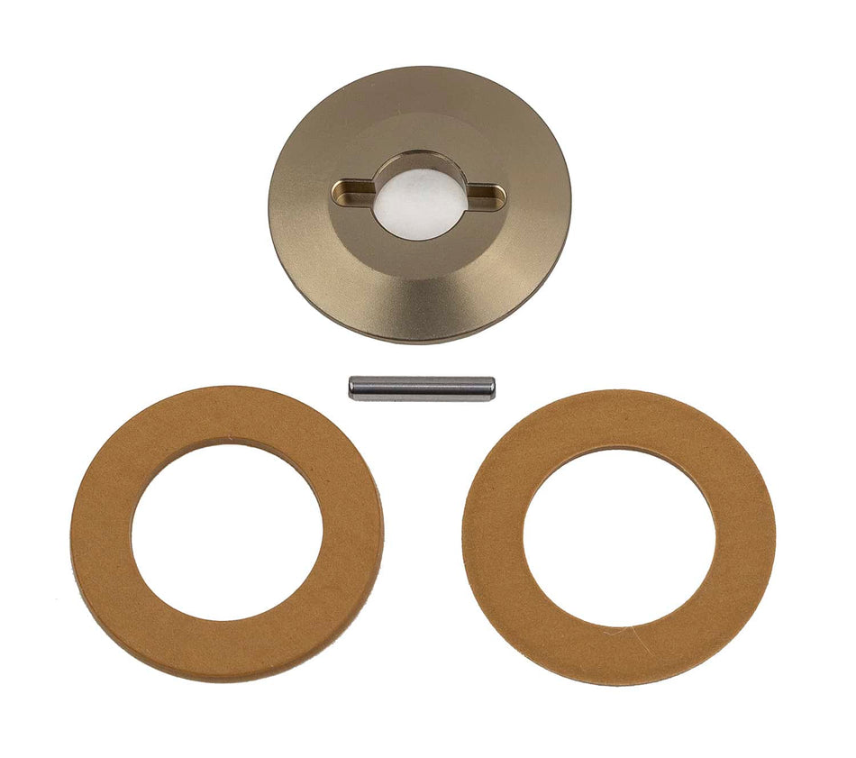 Team Associated B74.2 B74.2D FT Decoupled Slipper Hub and Pad 92370 image 0