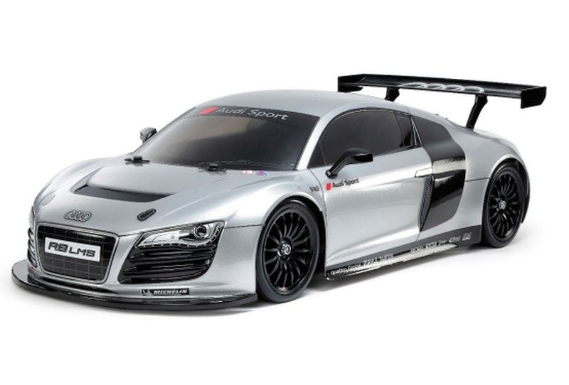 Tamiya RC 1/10 Audi R8 LMS 2008 Kit TT-02 Chassis w/Hobbywing ESC 58749 image 0