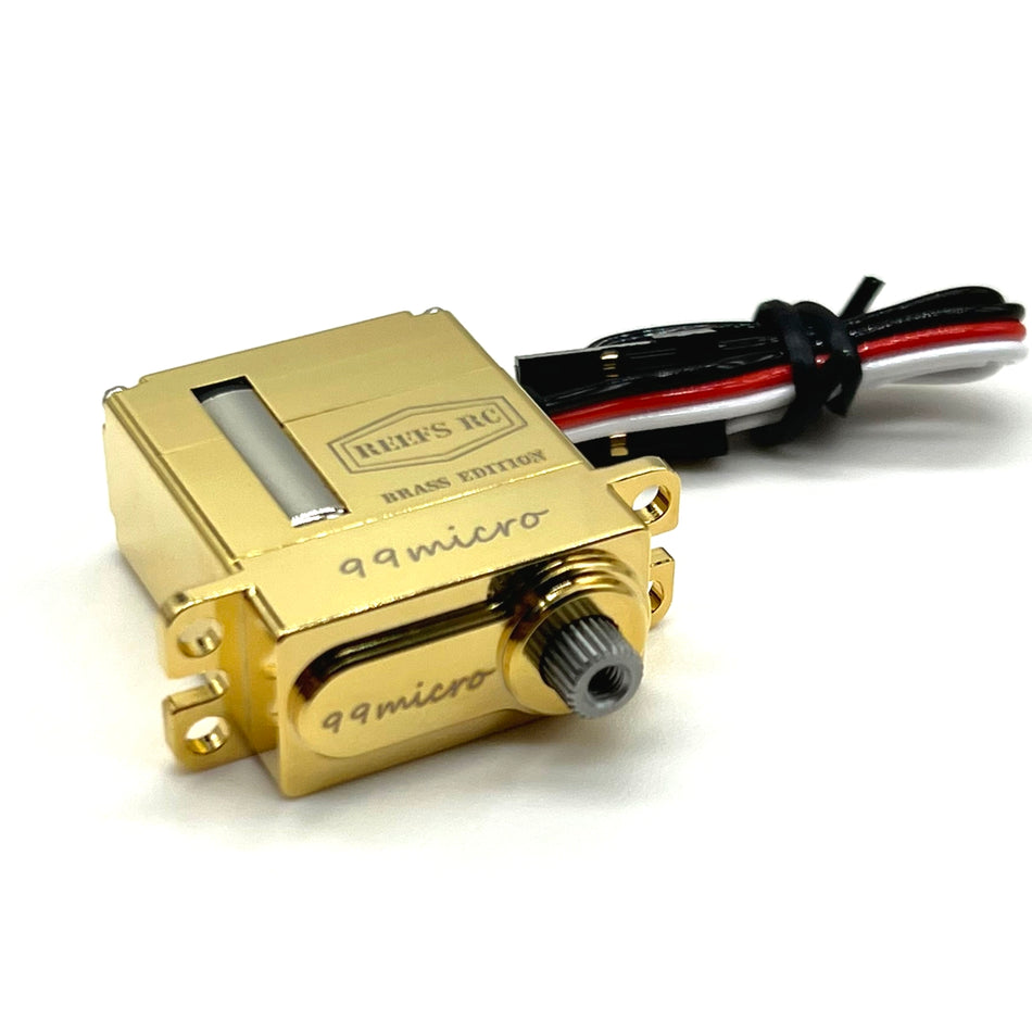 Reefs RC 99 Micro Brass Edition High Torque Digital Waterproof Servo REEFS162 image 0