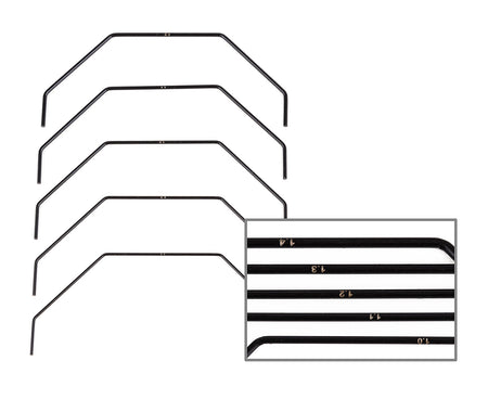 Team Associated B7 &amp; B7d Front Anti-Roll Bar Set of 5 (different sizes) 92459 image 0