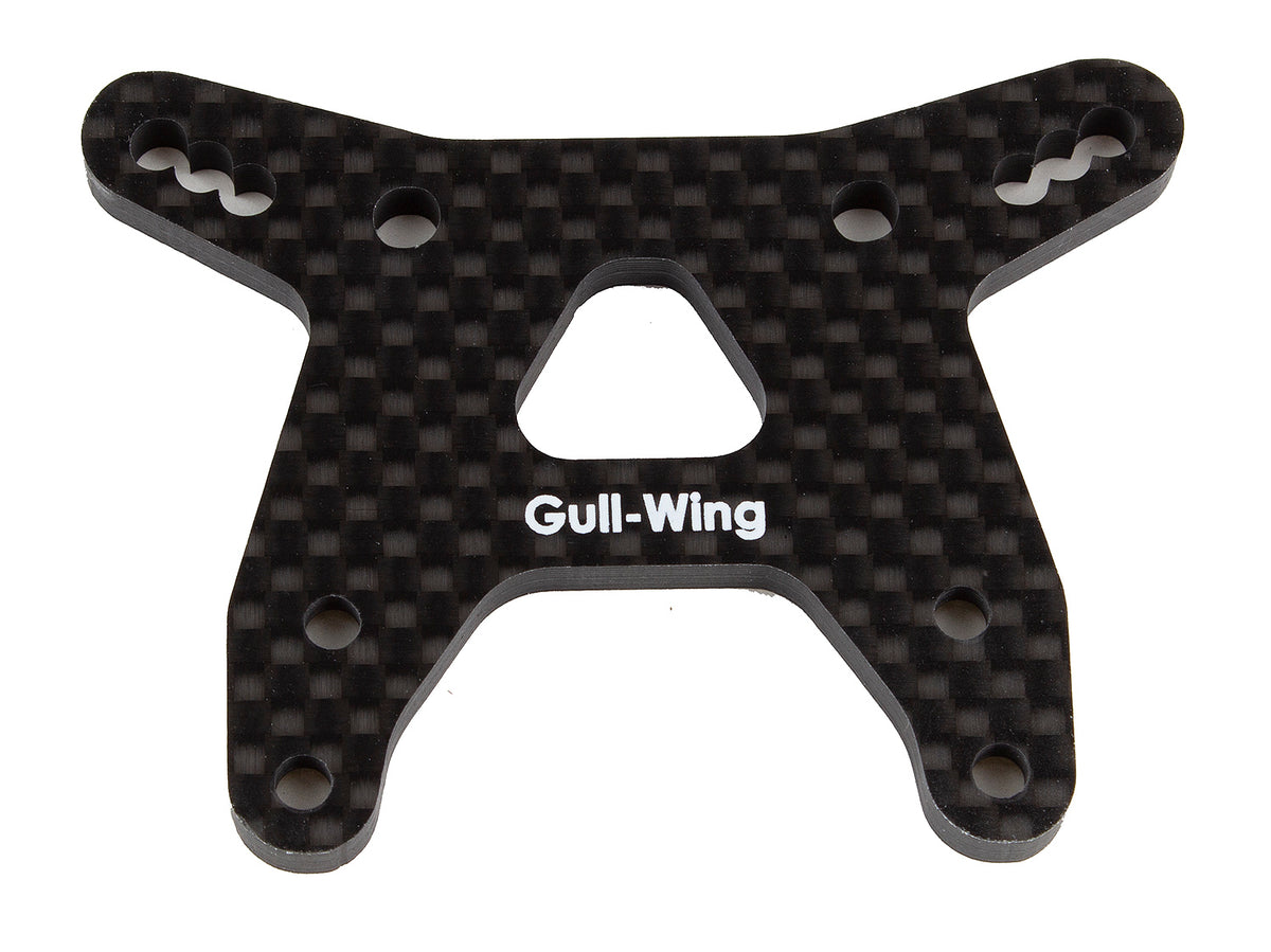 Team Associated B6.3 B6.4 Front Shock Tower Carbon Fiber Gullwing ASC91880 91880 image 0