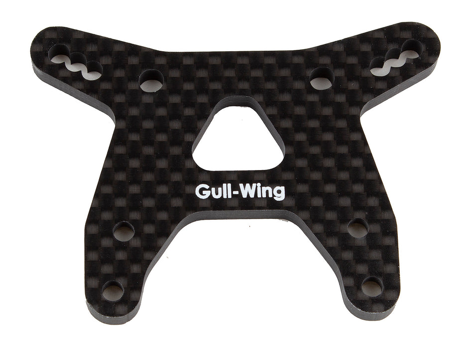 Team Associated B6.3 B6.4 Front Shock Tower Carbon Fiber Gullwing ASC91880 91880 image 0