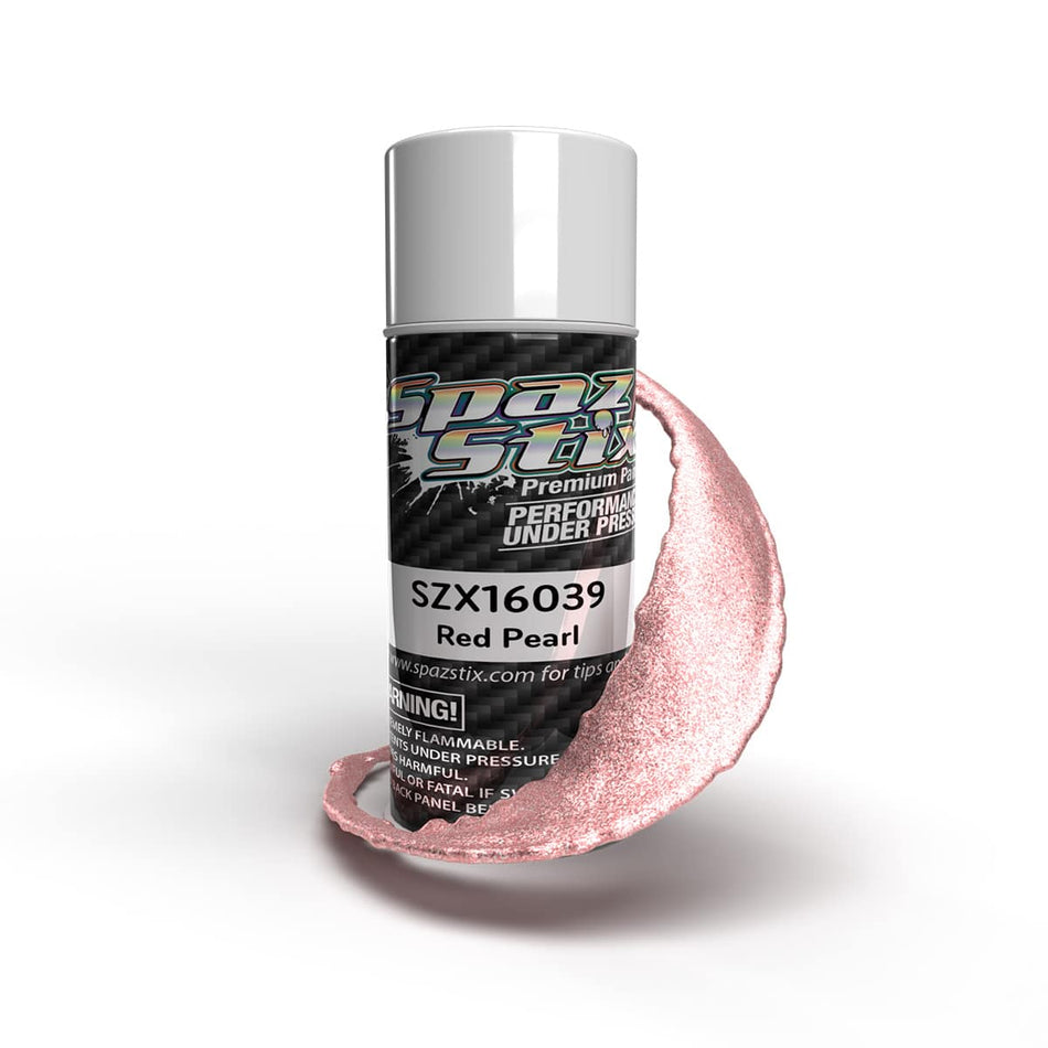 Spaz Stix Red Pearl Translucent Paint 3.5oz Can SZX16039 16039 image 0