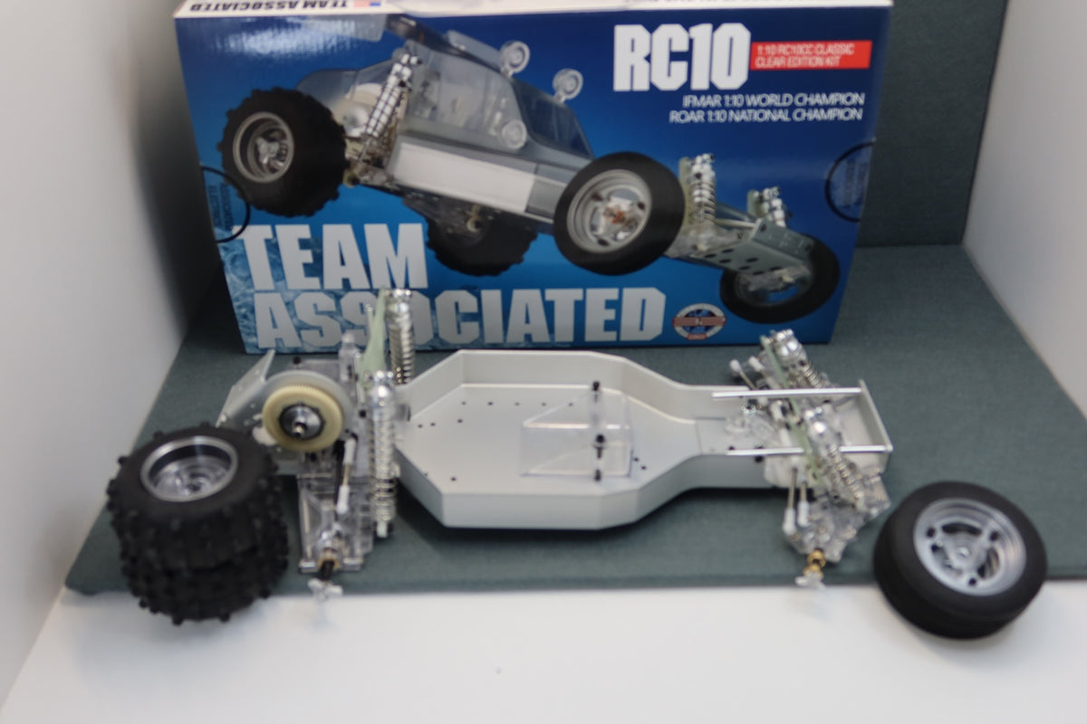 Team Associated RC10CC (RC10) Classic Clear Buggy Roller Built by Rotor Ron image 0