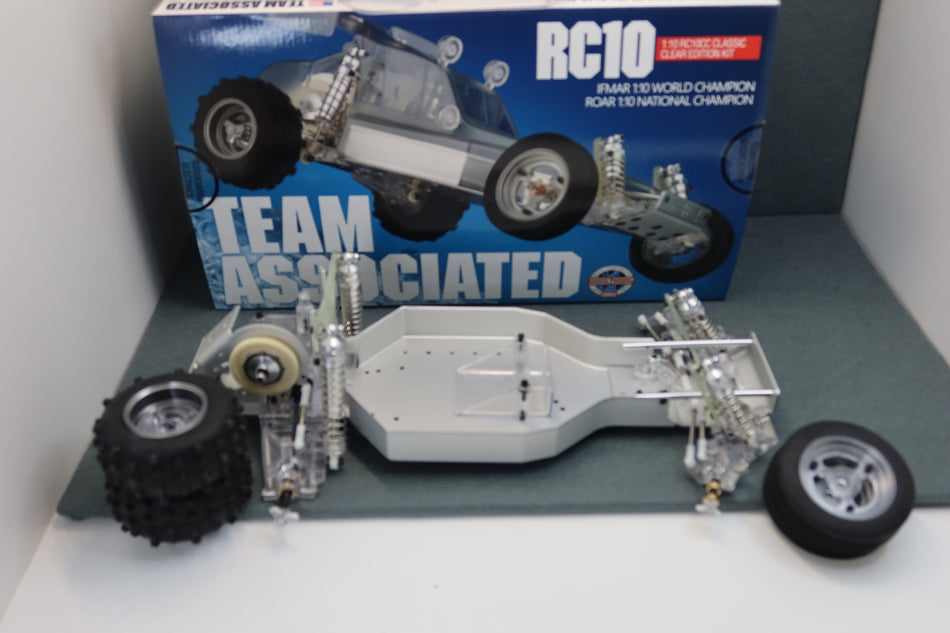 Team Associated RC10CC (RC10) Classic Clear Buggy Roller Built by Rotor Ron image 0