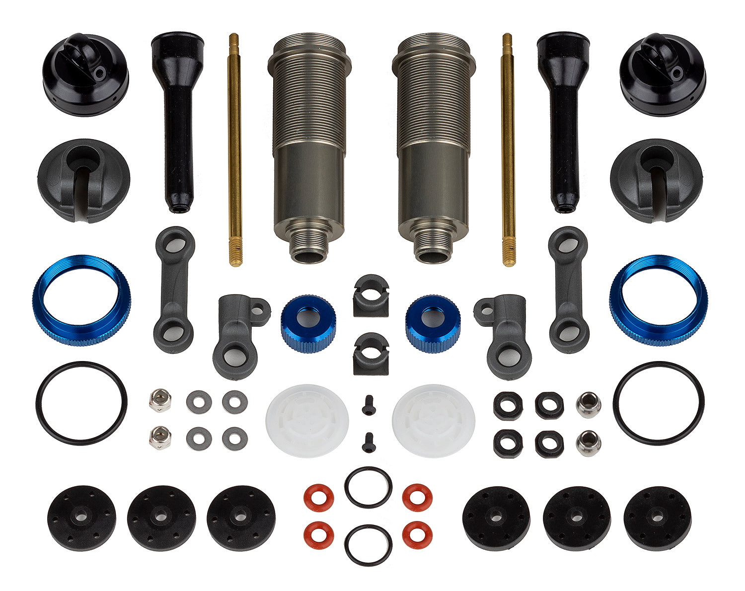Team Associated RC8B4 Rear Shock Kit (2 complete shocks) 81587 image 0