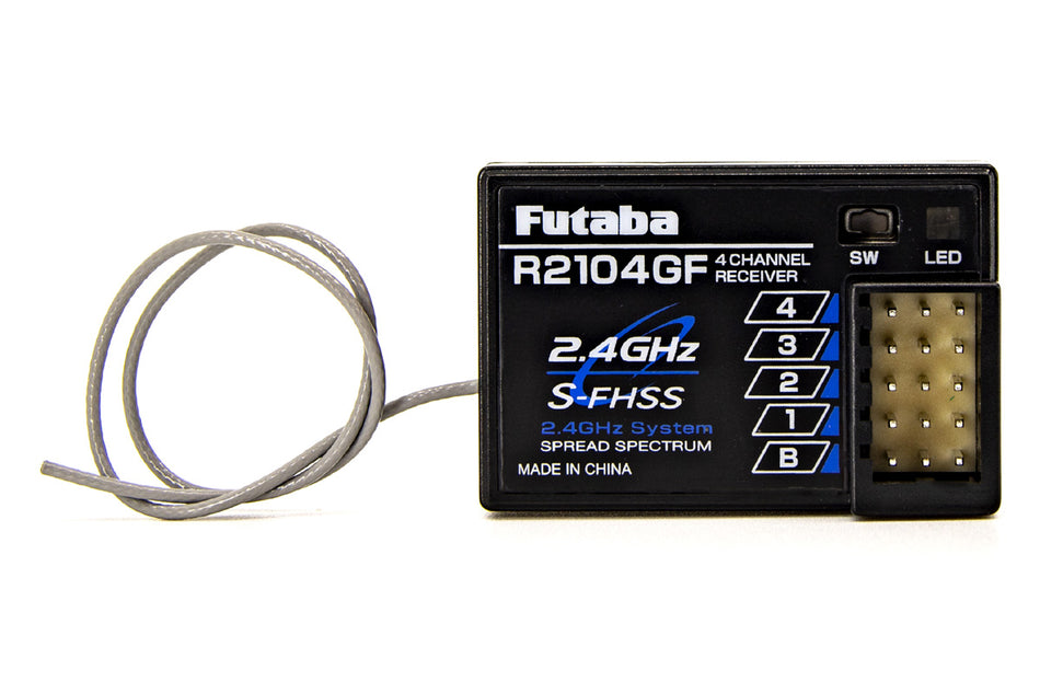Futaba Surface R2104GF S-FHSS 2.4GHz 4-Channel High Voltage Receiver 01102199-3 image 0