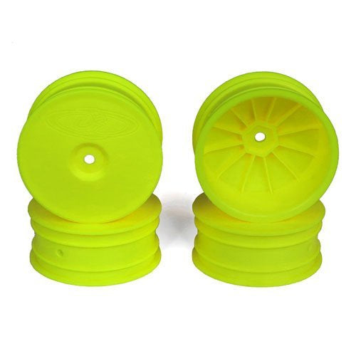 DE Racing Speedline Slim Buggy Front Wheels for Losi TLR 3.0 4.0 5.0 Yellow DER-SB4-SLY image 0