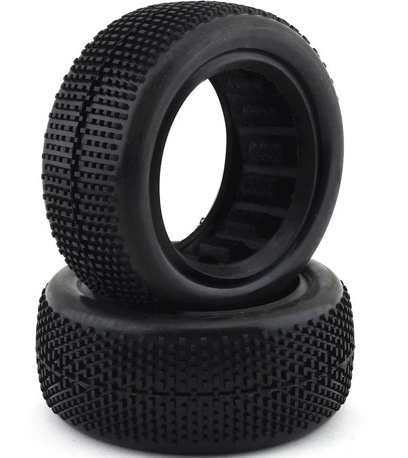 Raw Speed Super Mini Short Course Truck Tires Yellow Soft 100509SB image 0