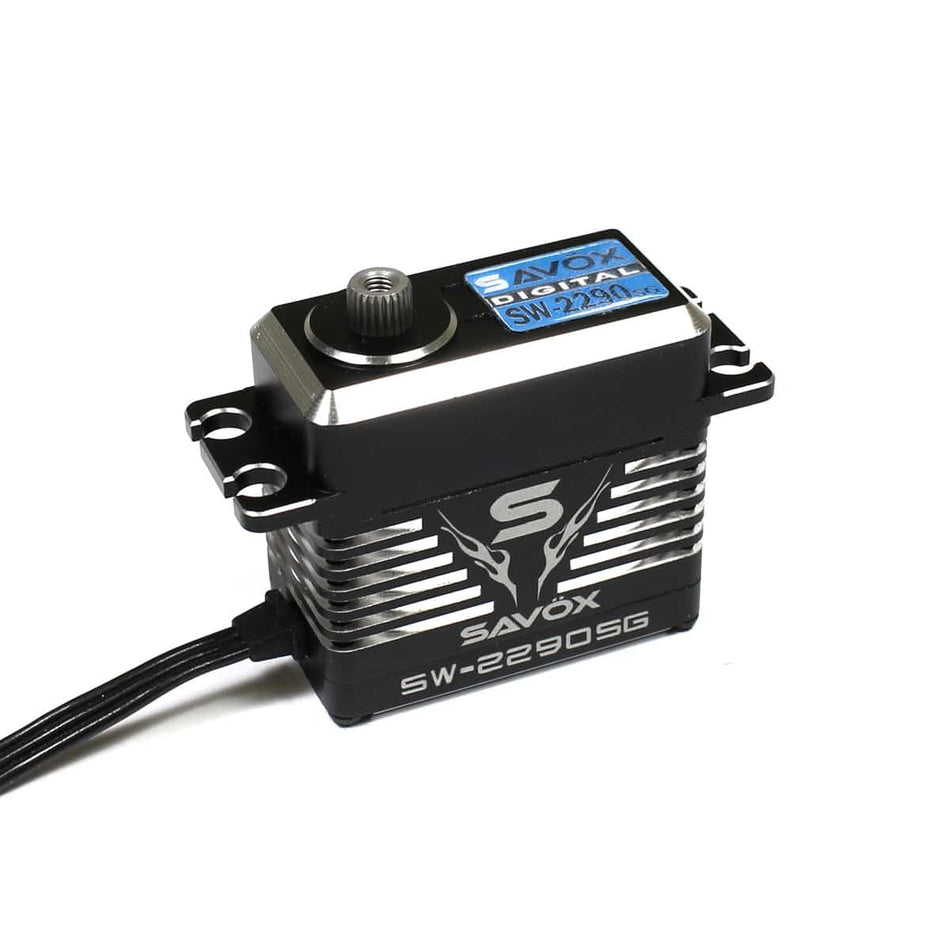 Savox SW2290-SGBE Waterproof Premium Brushless Digital Servo Black SW2290SG-BE image 0