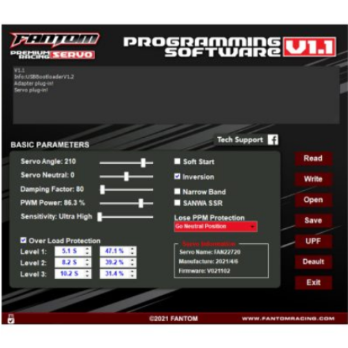 Fantom SP V1.1 USB Servo Programmer FAN22805 image 1
