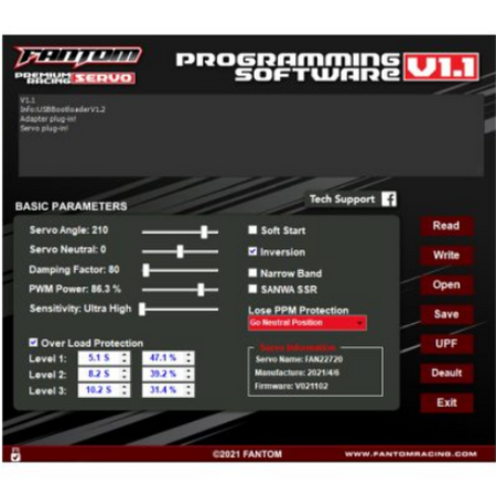 Fantom SP V1.1 USB Servo Programmer FAN22805 image 1